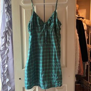 Green summer dress
